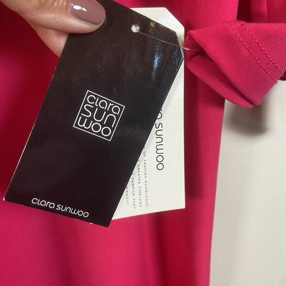 NWT‎ Clara Sun Woo Pink Dress New With Tags Size X-Large Stretch $102 Retail USA - Picture 5 of 11